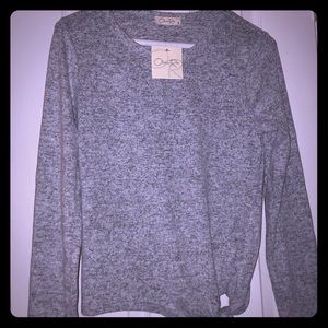 Brand NWT! Light sweater with adorable tie